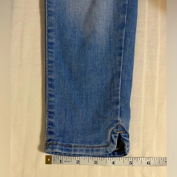 GAP Kids Unicorn Rainbow Denim Jeans Skinny Adjustable Waist Girls Size 10 - Picture 12 of 14